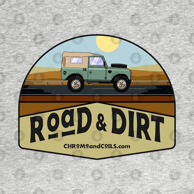 4x4 Land Rover 74 exploring dirt and road by CC I Design